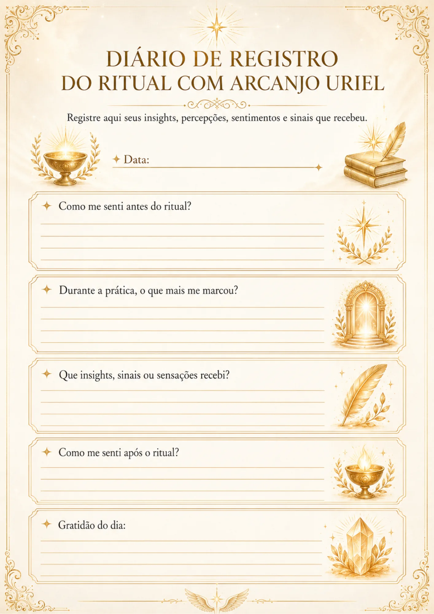 Página interna do material
