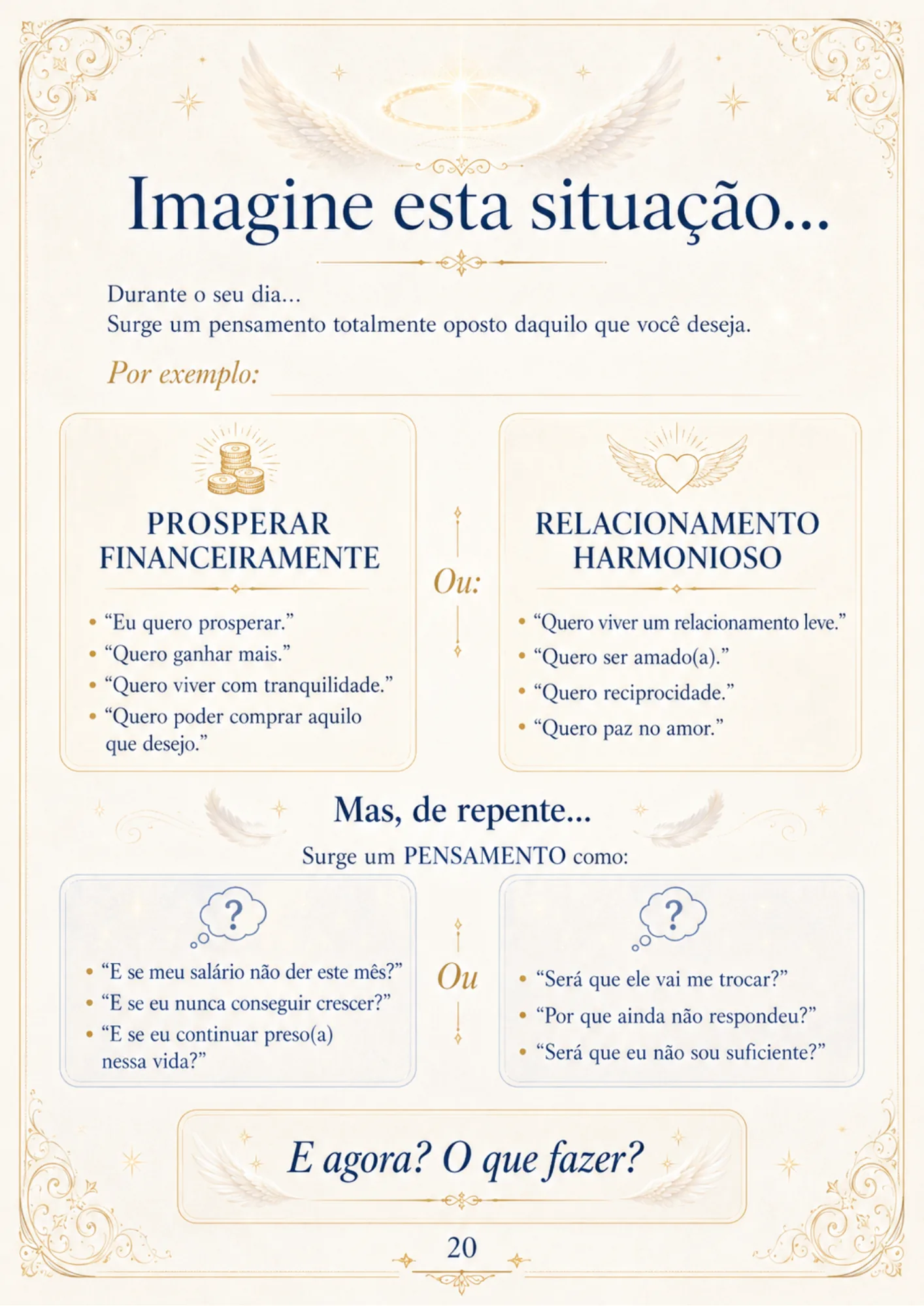 Página interna do material